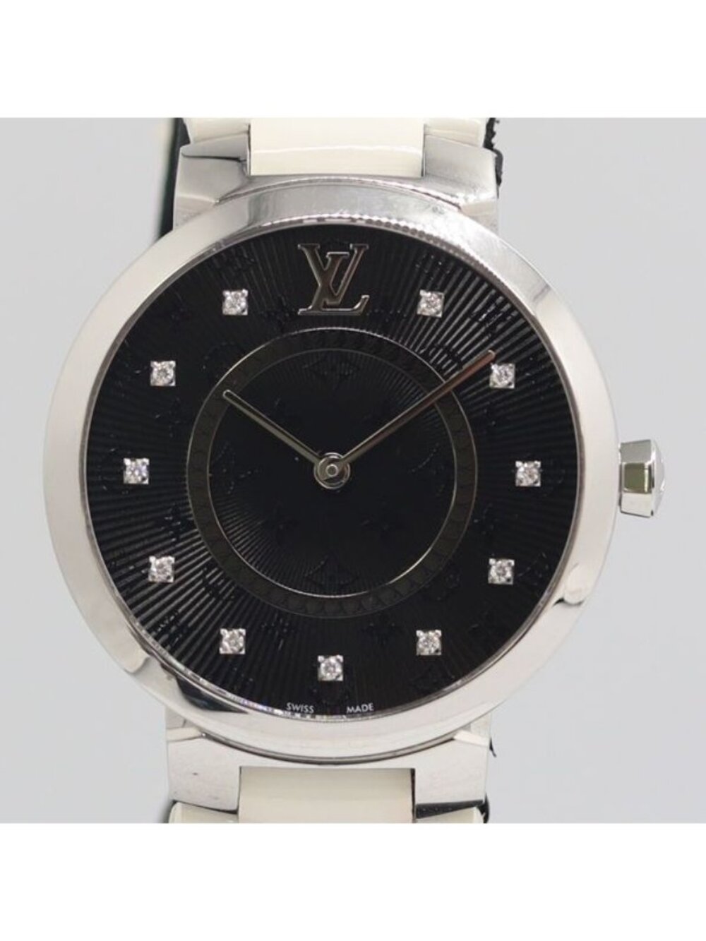 Louis Vuitton Tambour Black Dial Watch